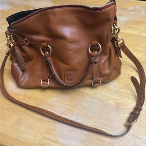 Dooney & Bourke Brown Leather Shoulder Bag